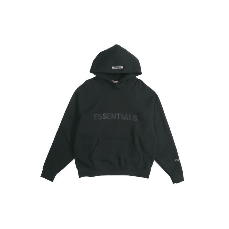 Fear of God Essentials SS20 Logo Hoodie 'Black' FOG-SS20-402