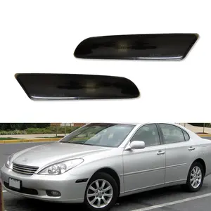 2pcs Smoked Lens Front Side Marker lamps Lights Kit For 2002 2003 Lexus ES300 & 2004 2005 2006 ES330,Replace OEM  8173133021 8174133021   LX2532102 LX2533102