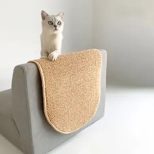 Non-Slip Cat Scratcher Pad - Sofa Corner Cat Scratching Mat - Natural Sisal Cat Scratcher for Furniture Protection - Interactive Cat Toy for Indoor Cats & Kittens - Pet Care Supplies