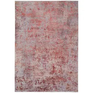 Feizy Pryor 39NGF Red Multi Modern/Casual/Bohemian & Eclectic Modern Abstract Rug