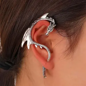 Dark Dragon Earring, single earring, suitable for everyday wear, a memorable gift for teenagers.