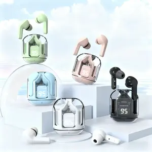 True Wireless Sport Earbuds with Hi-Fi Stereo Sound, Crystal Clear Calls, Noise Cancelling, LED Battery Display, Touch Control, Secure Fit, Mic, Sports Headphones, Wireless Earbuds Headset – for Running,Gym,Outdoor Activities