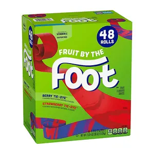 Fruit by the Foot Variety Pack, Strawberry and Berry Tie Dye, 48 ct.