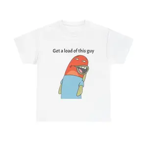 Get a Load of This Guy Graphic T-Shirt, Casual Gift, Humor Apparel, Cartoon Shirt, Quirky Fashion, bikin bottom, spoongebob meme