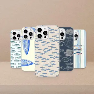Bass Fishing Phone Case, Outdoor Marine Pattern Design, Coastal Adventure Aesthetic Protective Cover, Trendy Gift