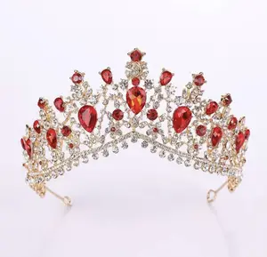 Colorful Hair Accessory Headpieces - Crowns, Tiaras, Headbands for Women and Girls - Ideal for Birthday Parties, Weddings
