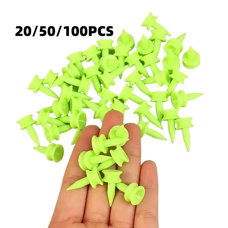 Golf Tee, 20/50/100pcs Durable and Environmentally Friendly Design Golf Tee, Golf Supply, Golf Accessories for Golf Enthusiasts