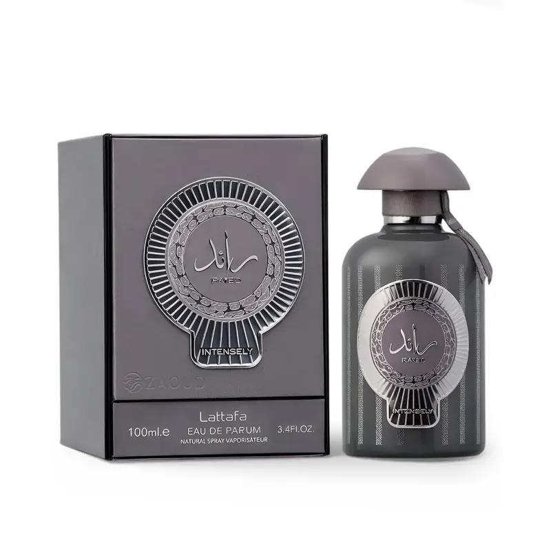 Lattafa Ra'ed Intensely Eau de Parfum, 100ml (3.4oz/3.0 to 5.9 fl. oz.) Single Item, Bold Fruity Wood Unisex Fragrance