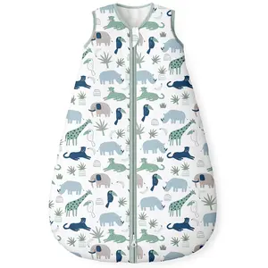 YOOFOSS Baby Sleep Sack Newborn 1.5/2.5 Tog Baby Wearable Blanket with 2-Way Zipper 100% Cotton Organic Fabric Winter Infant Sleeping Sack Warm Soft Comfy