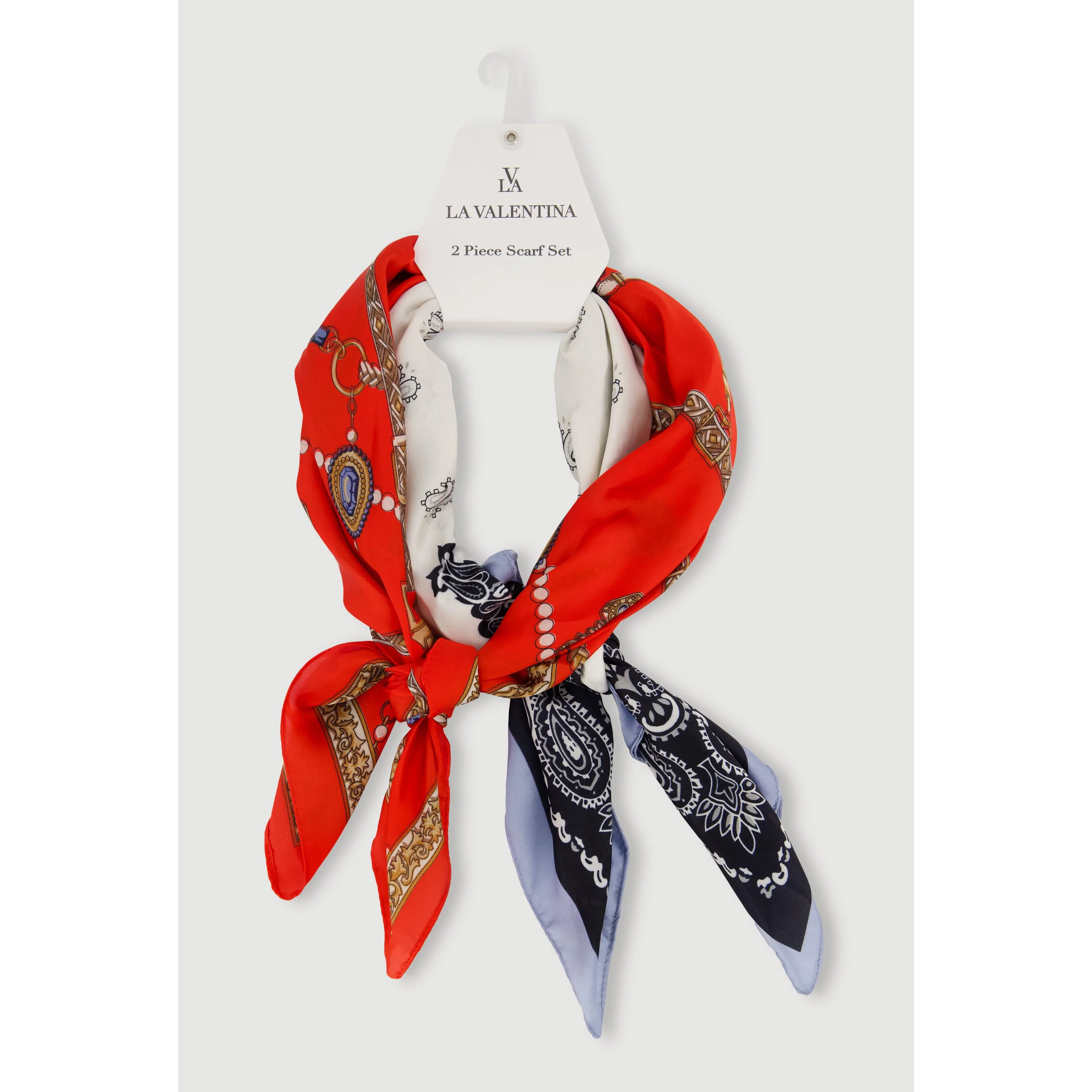 Assorted Patterned Multiway 2 Piece Scarf Set