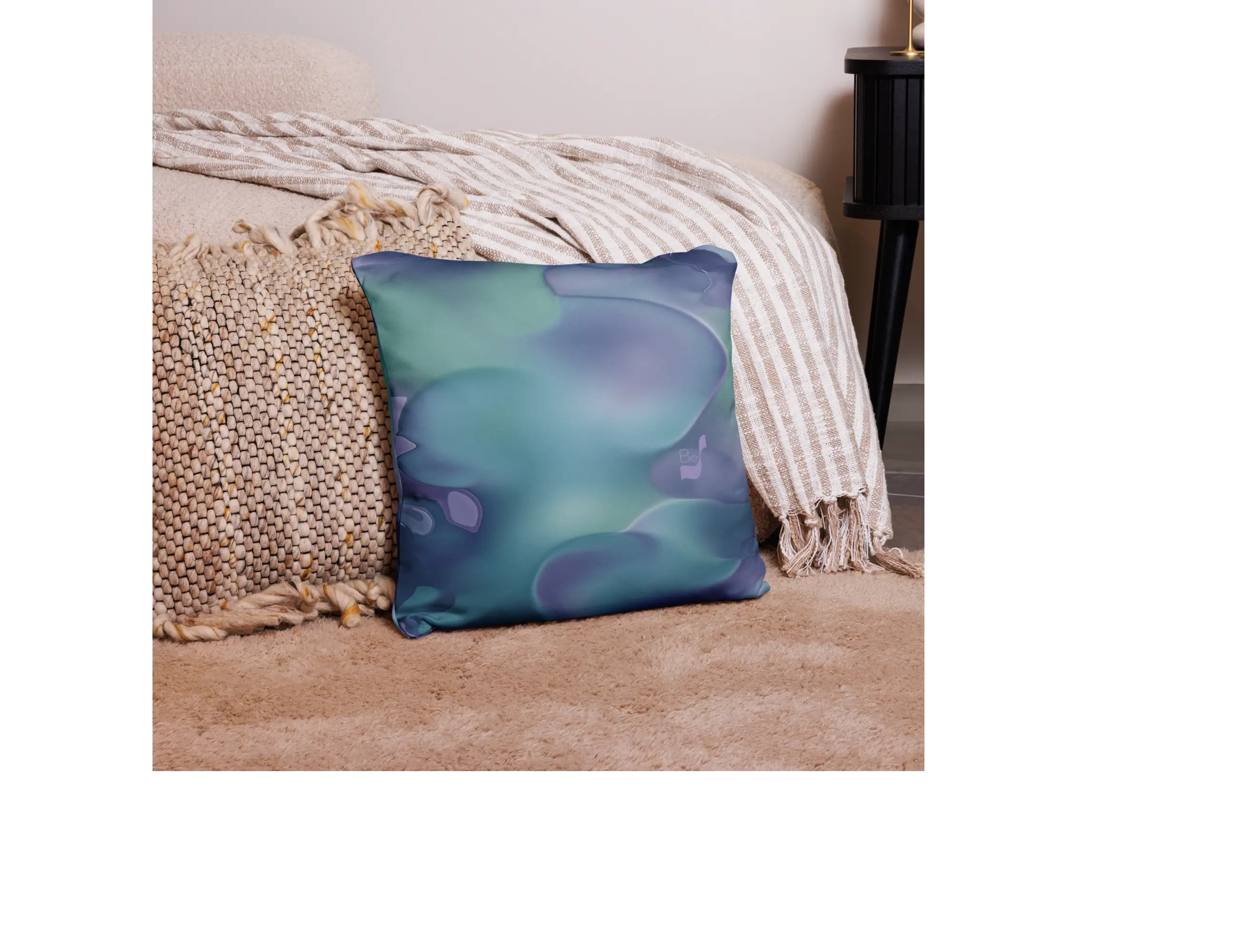 Fizz BeSculpt Throw Pillow