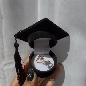 Graduation Jewelry Box with Gold Plated Adjustable Ring - Perfect Gift for a Graduation Gift