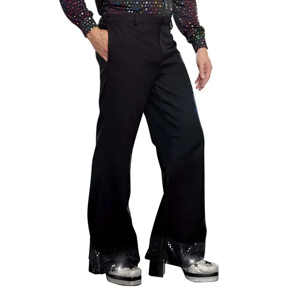 Men's Black Disco Pants