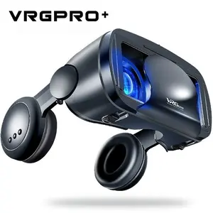 Virtual reality glasses, with adjustable wide viewing angle, blue light protection, suitable for 5-7 inch mobile phones, suitable for movie and game enthusiasts, as a gift