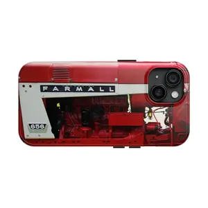 Farmer Red Tractor FARMALL 656 Tractor Phone Case HG  Tractor Phone Case HG