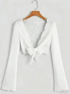 Simple Solid Color Cardigan Knitwear Spring & Fall Long Sleeve Sun Protection Fashion Versatile Top, Slim-Fitting Graphic Pattern