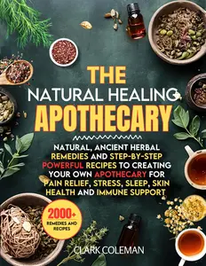 The Natural Healing Apothecaary: Natural, Ancient Herbal Remedies and Step-by-Step Powerful Recipes to Creating Your Own Apothecary for Pain Relief, ... Support (home remedies apothecary book)