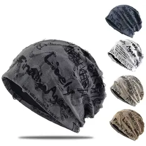 Slouchy Beanie For Men And Women Lightweight Vintage Hat For Spring And Autumn Casual And Comfortable Cotton Material