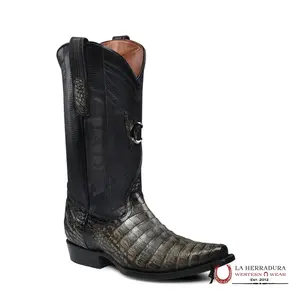 CUADRA BOOT FUSCUS LOMO BELLY ATLANTIC BLACK SAND SNIP TOE CU842