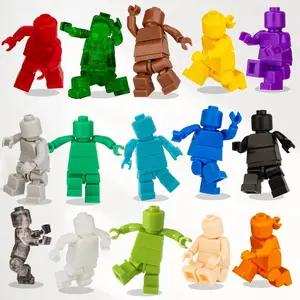 A figurine building blocks with a size of 1.77 inches, movable joints, and multiple colors to choose from festival gift