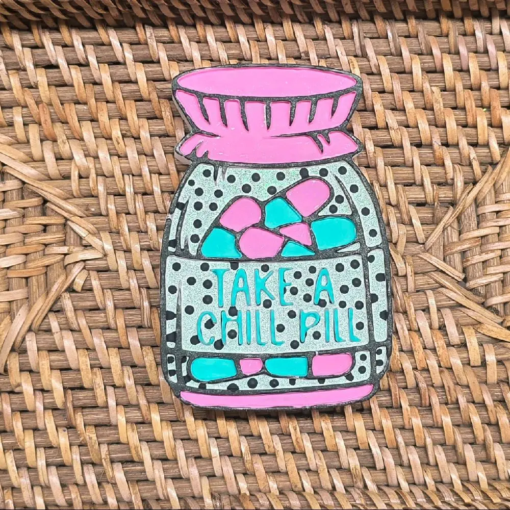Take A Chill Pill Air Freshener, Long-Lasting Scented Car Freshie