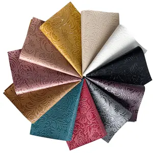 Retro Embossed Floral Faux Leather Rectangular Roll, 11.81"x53" Rolls Fabric for DIY Handmade Crafts, Keychains, Ideal for DIY Enthusiasts, In-Stock for Overseas Shipping