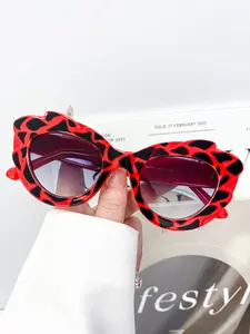 New Cat Eye Fashion Glasses, Unique Patchwork Temple Design, Unisex Simple Versatile High-End Decorative Eyewear