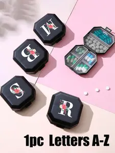 Portable Compartment Medicine Box, 6 Slot Capsule Storage, Travel Pill Case, Mini Pill Organizer, Moisture-Proof Vitamin Holder, Mini Size