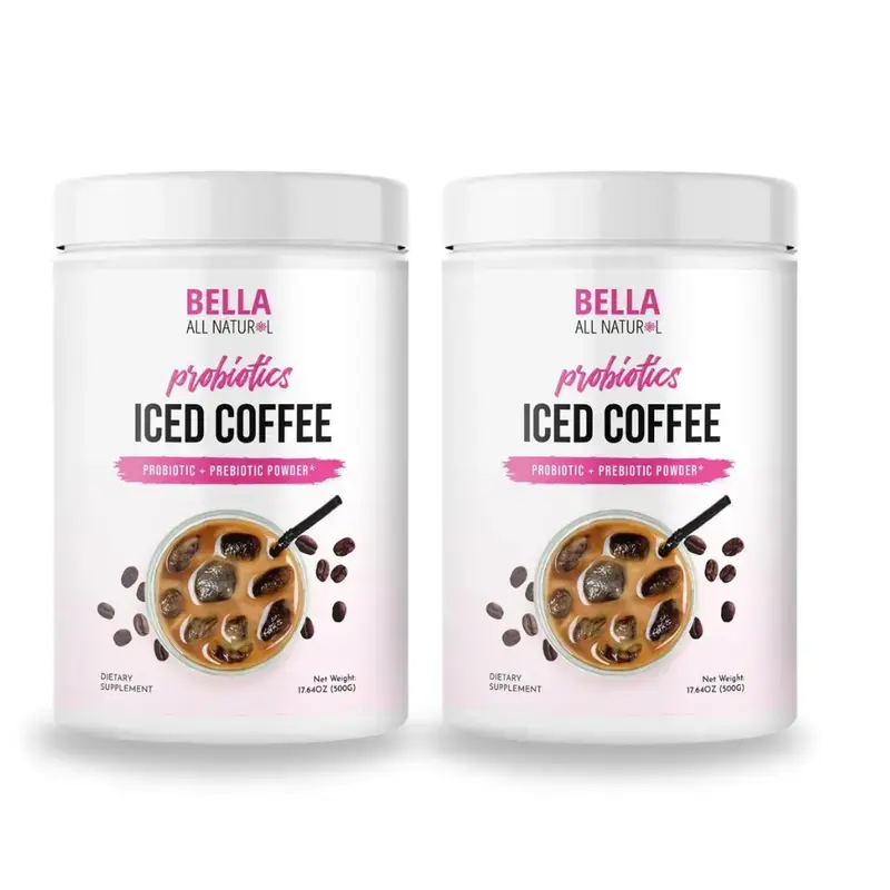3 Pack Bella All Natural Probiotics Iced Coffee - 500g