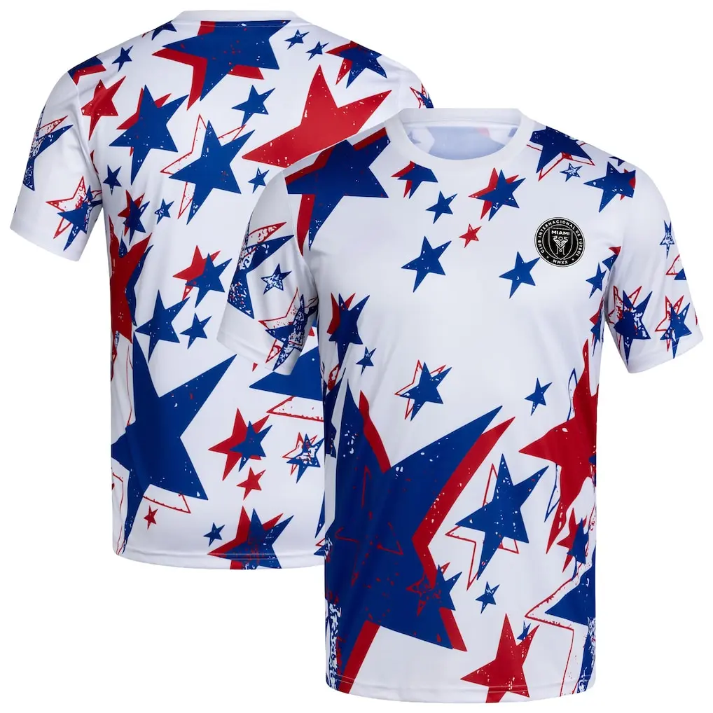 Unisex Soccer Inter Miami CF Team MLS 2026 Americana Pre-Match Jersey - White