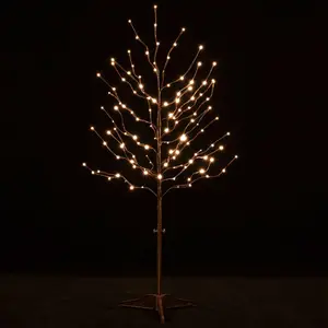 4ft  Light Tree with 128 Warm White LEDs for Holiday Decor - Dimmable, UL Certified,  - Ideal for Indoor and Outdoor Decoration