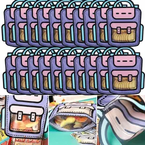 20 Pieces Snacks Storage Gift Bags, Resealable Packaging Storage Bags, for Boys Girls Birthday Party Supplies