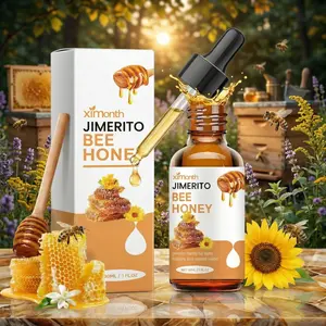 Jimerito Bee Honey Eye Drops Genuine Honey Eye Serum 30g Deep Hydration Anti-Aging Natural Plant-Based Gentle Daily Care with Dropper Moisturizing Soothing