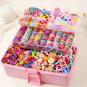 2611 PCS Dopamine Hair Accessory Set In A Large Gift Box For Women And Girls, Including Flower Hair Clips, Resin Hair Clips, Glossy Teardrop Clips, And Minimalist Hair Ties. Suitable For Group Dressing Occasions And Pretend Play.