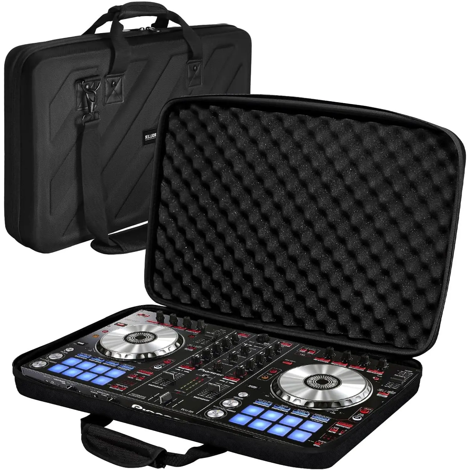 Hard Case Compatible with  DJ Controller DDJ-SR/SR2/REV1/Denon MC4000/Numark NVII/Mixtrack Pro3/Hercules Inpulse 500/NV  Protective Carrying Storage Bag