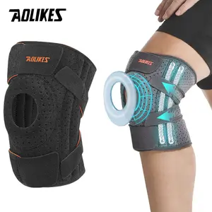 AOLIKES 1PCS NEW Knee Brace With Side Stabilizers & Patella Gel Pads,Knee Support for Cycling Running Climbing