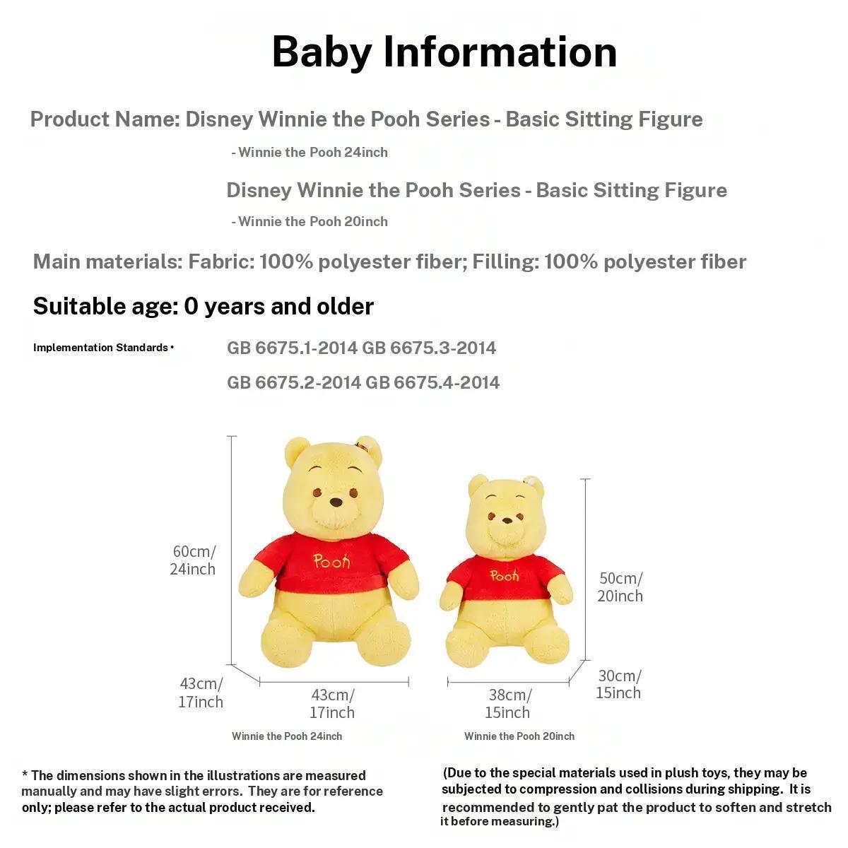 Disney Winnie the Pooh & Strawberry Scent Lotso Plush Toy Bundle - Cute Stuffed Animal, Fluffy Friends Stuffed Toys, Cute Collectibles, Pretend Play Kids' Birthday Gift, Unisex Fuzzy Fabric Item, Durable Soft Fluffy
