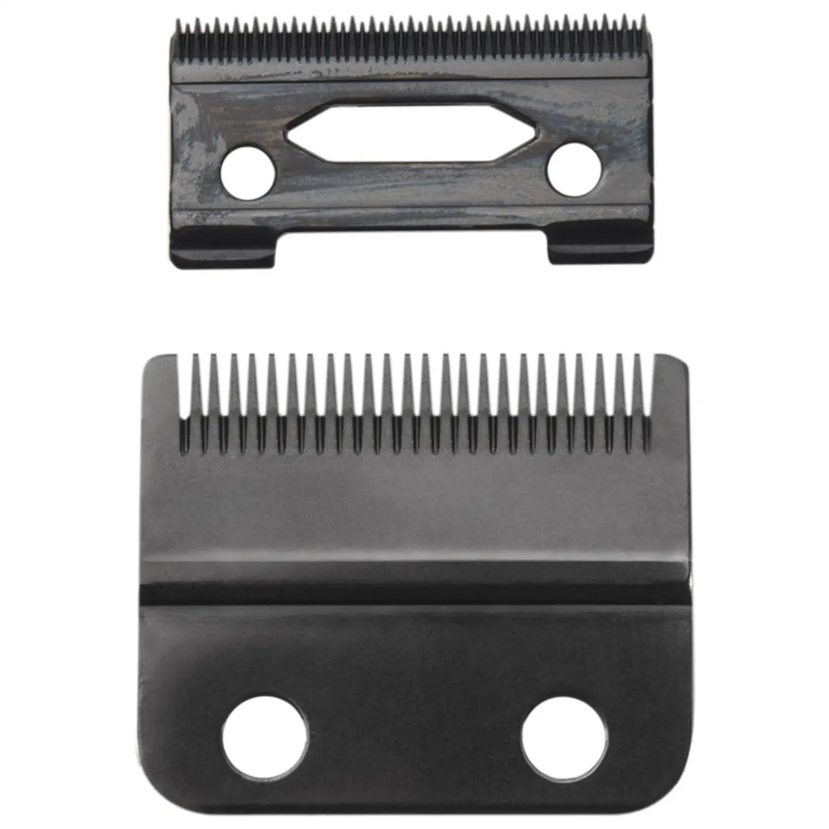 Sturdy Corrosion-Resistant Metal Hair Clipper & Trimmer Replacement Blade Set (1 Set, Adjustable, 2-Hole Operation, Blade-Aligning) for Cleaner Cutting Experience, Fits Most Types, Compatible with Wahl 8148, 1919, 8591, 8504, 2241