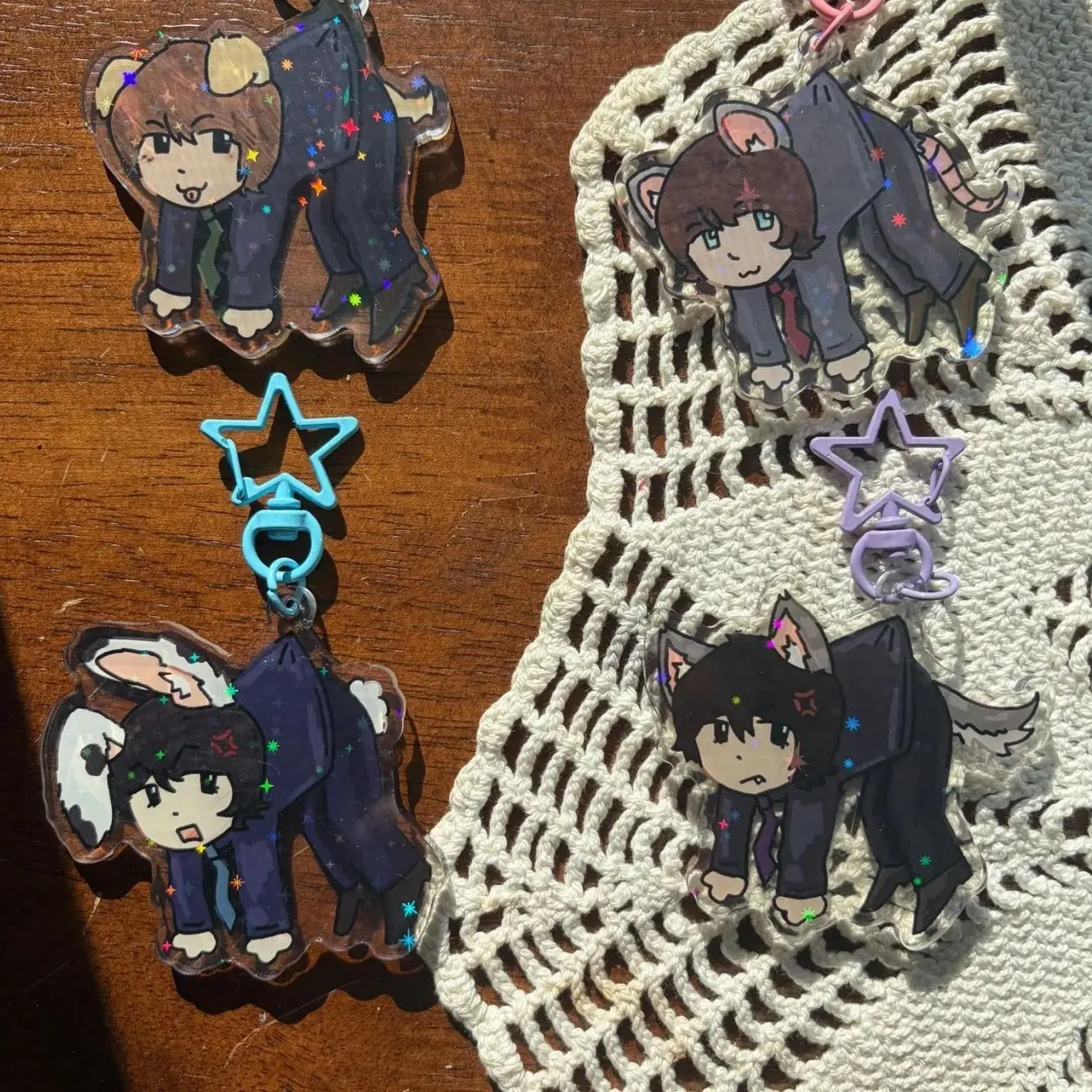 Beatles inspired keychains