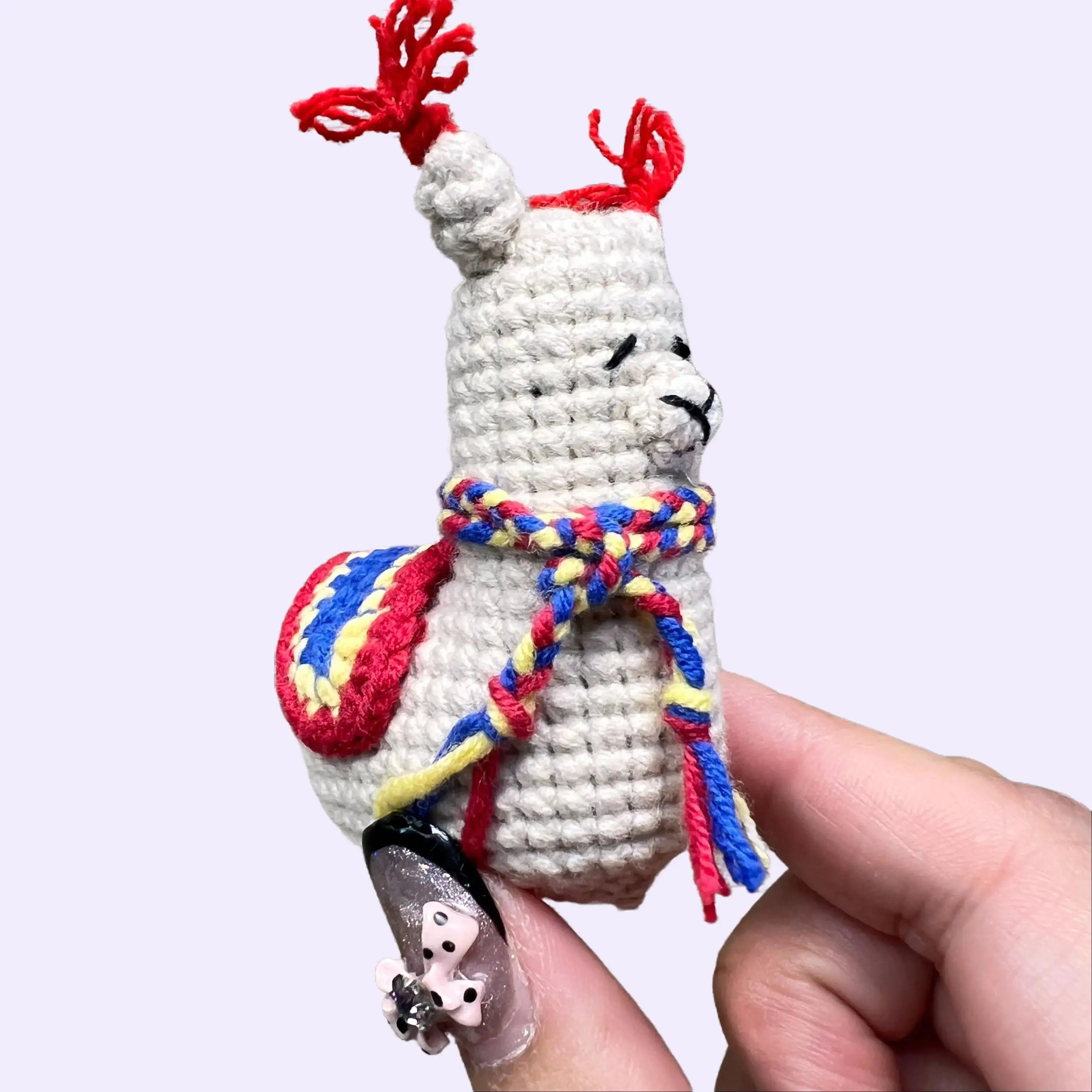 Handmade Amigurumi Crochet Alpaca Llama Plushie