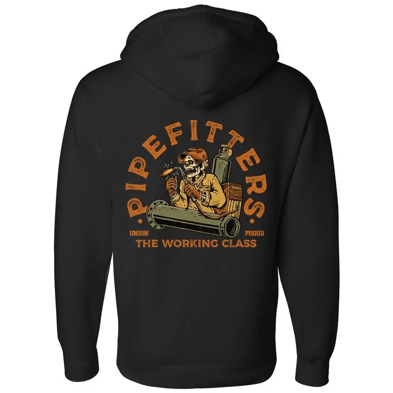 Pipefitter Hoodie  Union Pipefitter Hoodie  Plumber Hoodie  Proud Pipefitter Hoodie  Men T-shirt  Construction Hoodie  Blue Collar