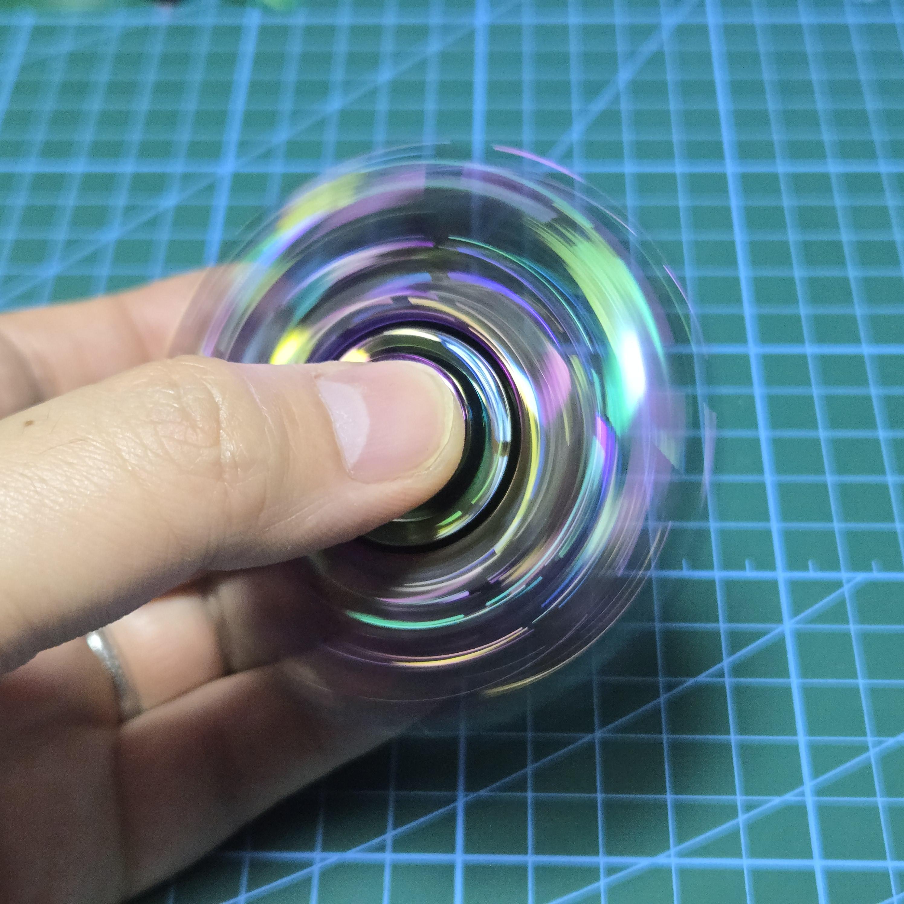 Deformable Fidget Spinner | Long Spin Time | Stress Relief & Hand Muscle Coordination