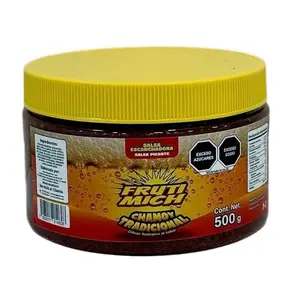 Fruti Mich Chamoy Tradicional y Mango Chamoy! Cont. Net. 500 grams. Salsa Escarchadora. Salsa Picante