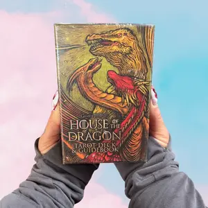 House of the Dragon Tarot Deck and Guidebook - Official Game of Thrones Edition with 78 Original Art Cards and Guidebook Included
