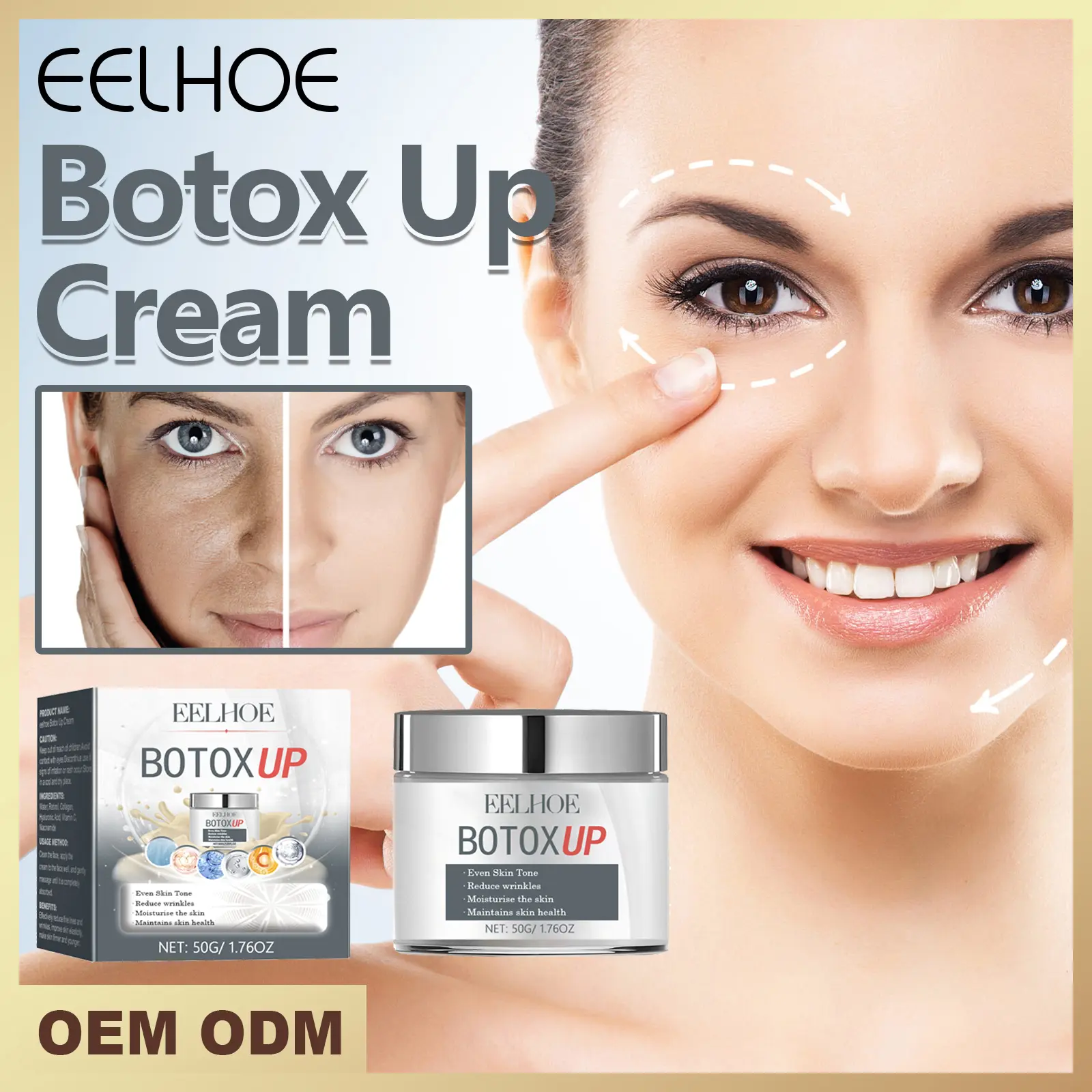 EELHOE Facial Refinement face cream Firming Skin Repairing Refinement and Pore Refining face cream