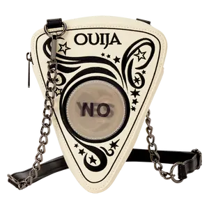 Ouija Planchette Lenticular Glow Figural Crossbody Bag