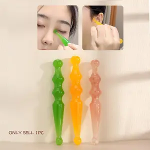 Facial Beauty Pen Massage Stick, Crystal Resin Material, Facial Acupressure Massager Tool, Facial Care Tool, Facial Beauty Massagers, Relieves Stress & Relaxation, 1 Piece