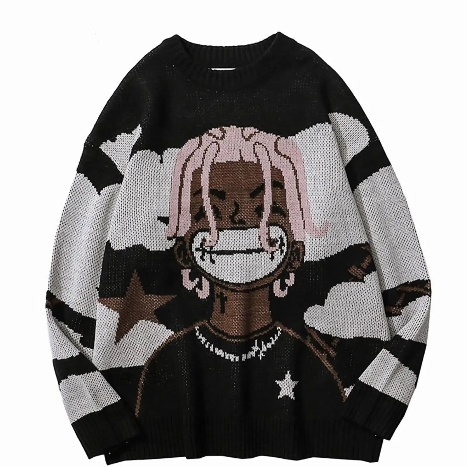 'To the Top' Oversized Knit Sweater - Clout Collection