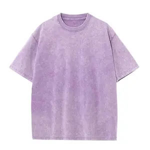 Retro 100% Cotton Washed Vintage T-Shirt — Summer Loose Fit Crew Neck Solid Color Versatile Women’s Short Sleeve