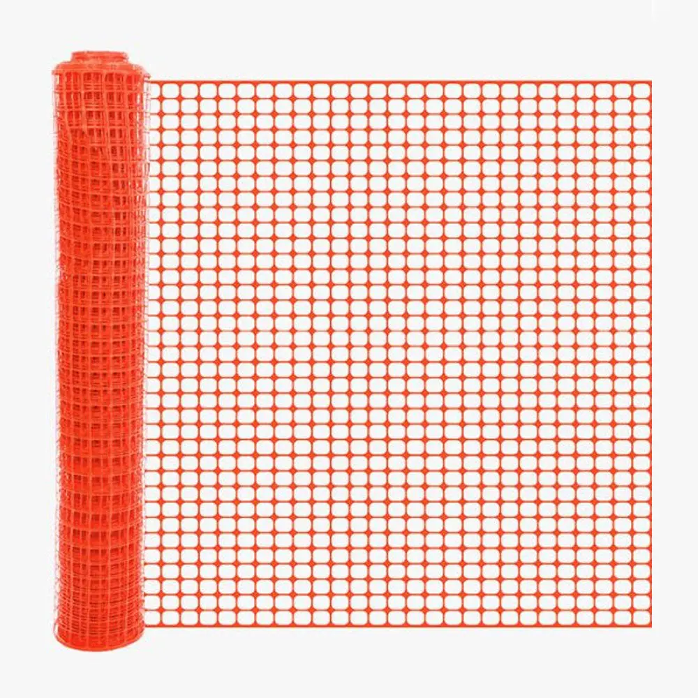 Eagle IND. BF-SL-04100-ORG 4' X 100' Orange Barrier Safety Fence. Square Grid